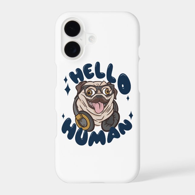 Hello human Cute dog (Back)