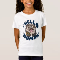 Hello human Cute dog