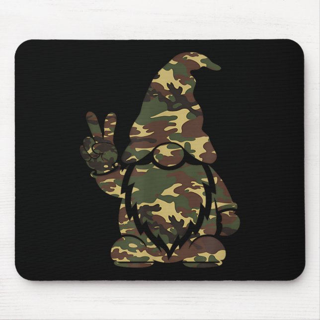 Hello Hunting Season Christmas Camouflage Camo Gno Mouse Mat (Front)