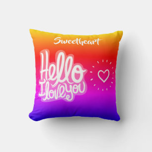 HELLO I LOVE YOU CUSHION
