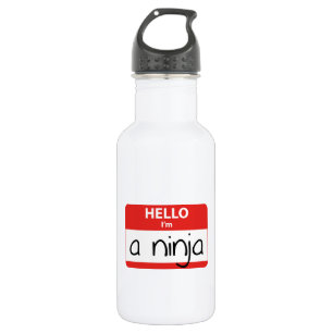 Hello I'm A Ninja 532 Ml Water Bottle