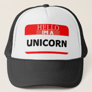Hello Im A Unicorn Trucker Hat