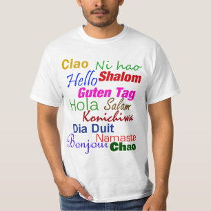 Hello In Many Languages T-Shirt
