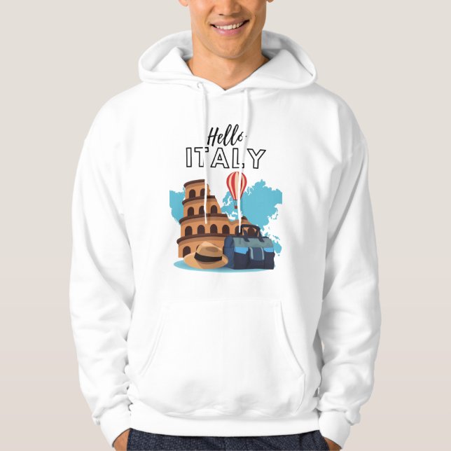 Hello Italy   Hoodie (Front)