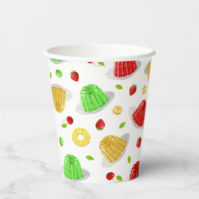 Hello Jello plate Paper Cups (Back)
