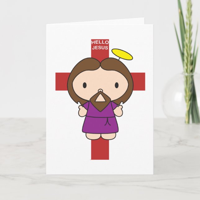 Hello Jesus Card (Front)