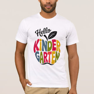 Hello Kinder Garten First Day Of School T-Shirt