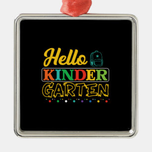 Hello Kinder Garten Metal Tree Decoration