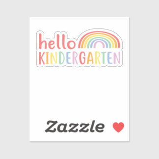 Hello kindergarten back to school