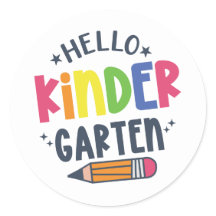 Hello kindergarten back to school