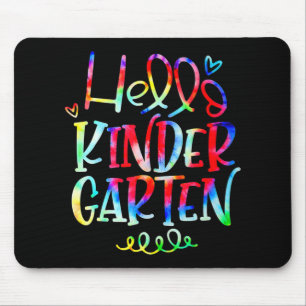 Hello Kindergarten Back To School Gifts For Teache Mouse Mat