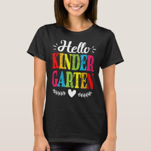 Hello Kindergarten Back To School T-Shirt