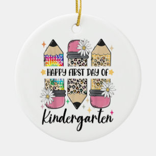 Hello Kindergarten Back To School Teacher Student Ceramic Tree Decoration