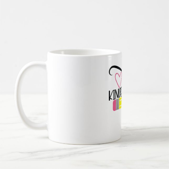 Hello Kindergarten Back To School Teacher Student  Coffee Mug (Left)