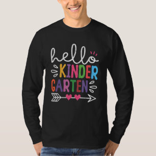 Hello Kindergarten Cute Back To School First Day O T-Shirt