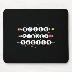 Hello Kindergarten Friendship Bracelet Back To Sch Mouse Mat