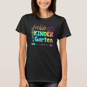 Hello Kindergarten Grade Teacher First Day T-Shirt