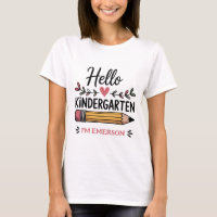 Hello Kindergarten Personalised Back To School