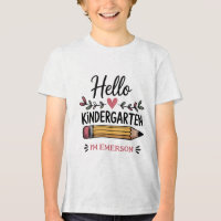 Hello Kindergarten Personalised Back To School