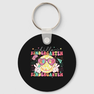 Hello Kindergarten Smile Face Back To School 2025  Key Ring