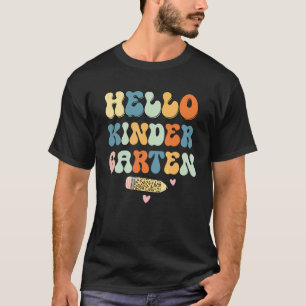 Hello Kindergarten Teacher Back To School Vintage T-Shirt