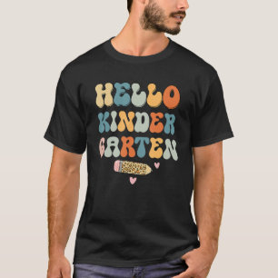 Hello Kindergarten Teacher Back To School Vintage T-Shirt
