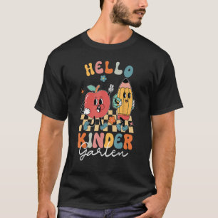 Hello Kindergarten Team Back To School Teacher Stu T-Shirt