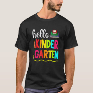Hello Kindergarten Team Kinder Back To School Teac T-Shirt
