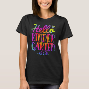 Hello Kindergarten Team Kinder Back To School Teac T-Shirt