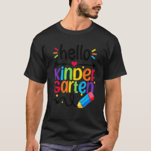 Hello Kindergarten Team Kindergarten Back To Schoo T-Shirt