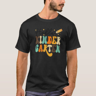 Hello Kindergarten Team Kindergarten Teacher Back T-Shirt