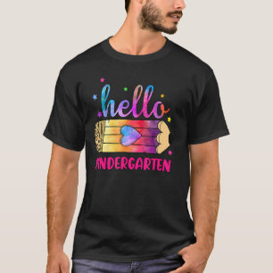 Hello Kindergarten Vibes Teacher Back To School Pe T-Shirt