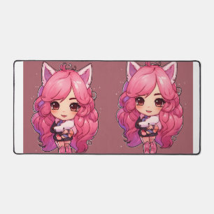 Hello kity desk mat