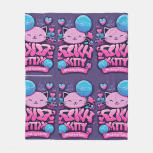Hello kity fleece blanket