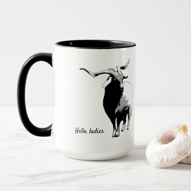 Hello, Ladies - Classic Mug (With Donut)