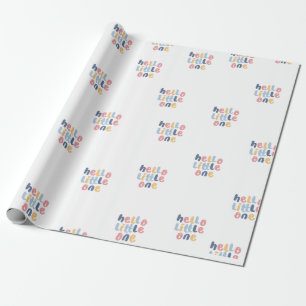 Hello Little One Baby Gift Wrapping Paper
