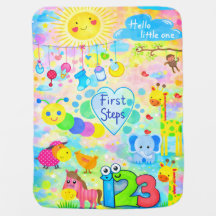 Hello Little One First Steps Baby Blanket