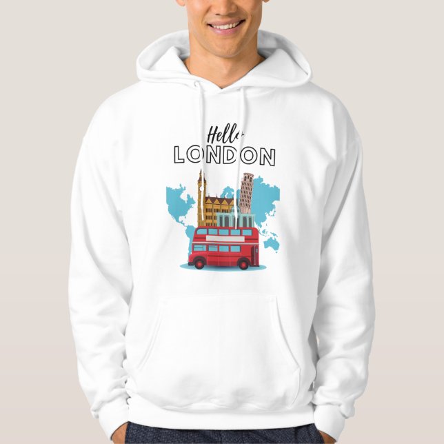 Hello London   Hoodie (Front)