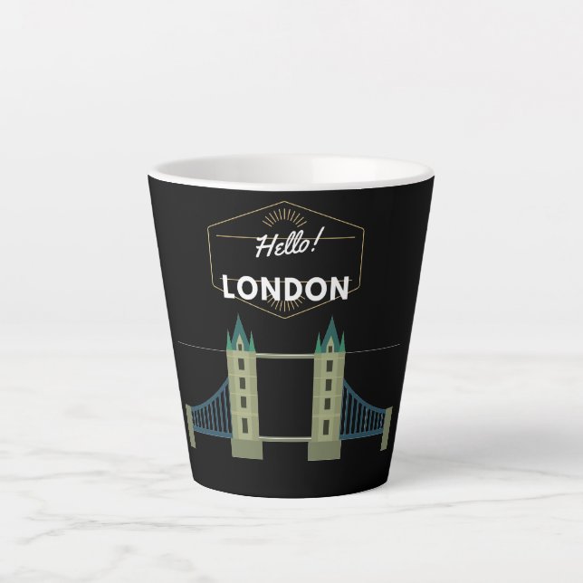 Hello London  Latte Mug (Front)