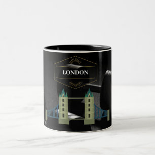 Hello London Two-Tone Coffee Mug