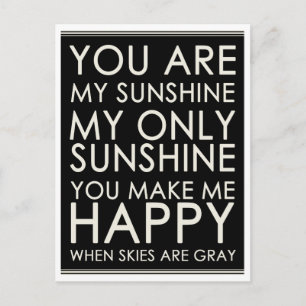 Hello, Love Motivational Quote Blank Postcard