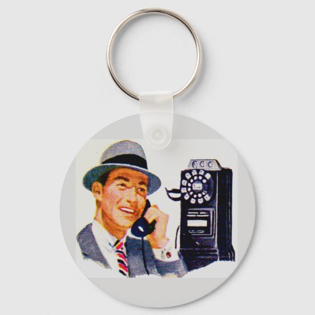 Hello, Mabel? It's Tony. Key Ring (Front)