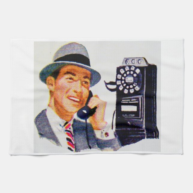 Hello, Mabel? It's Tony. Tea Towel (Horizontal)