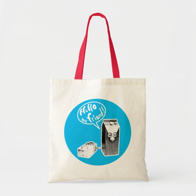 Hello, me friend! tote bag (Front)