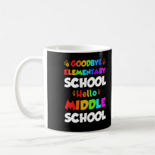 Hello Middle School Graduation Elementary School Coffee Mug
