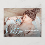 HELLO Modern Birth Announcement<br><div class="desc">Simply modern. Always stylish. © www.themodcards.com</div>