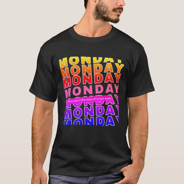 Hello Monday T-shirt (Front)