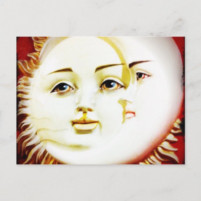 Hello, Moon. Hello, Sun. Postcard (Front)