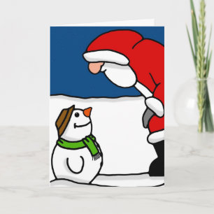Hello Mr Santa Holiday Card