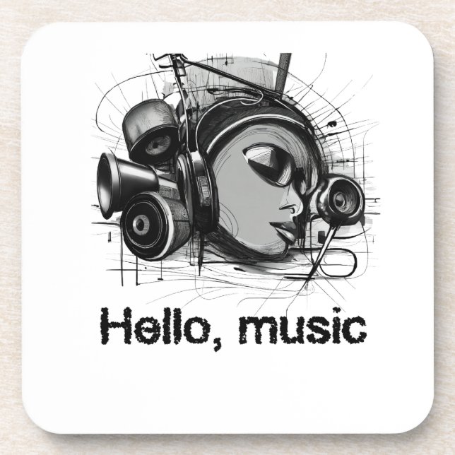 hello music coaster (Front)